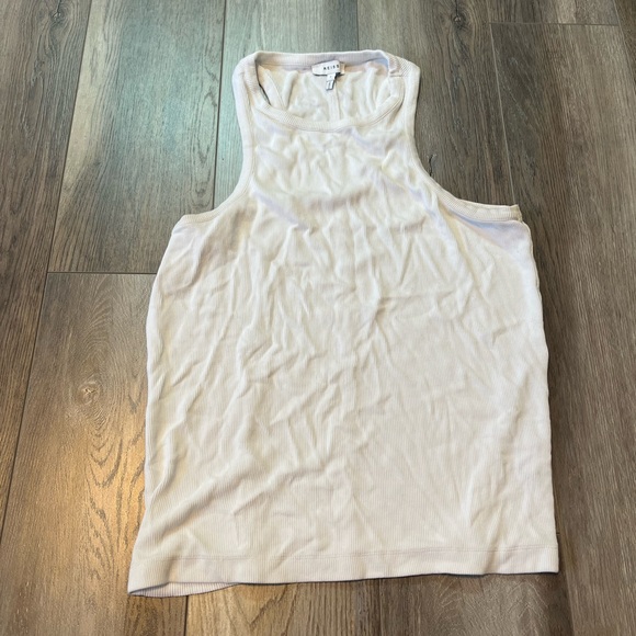 Reiss Mirabel Ribbed Jersey Racer Tank Top - Picture 4 of 6